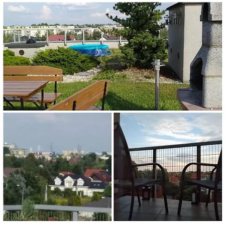 公寓 Sunny Penthouse With Roof Gardens Overlooking The Warsaw Palace Of Culture 普鲁什库夫
